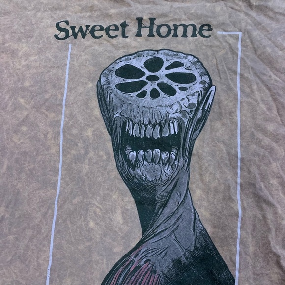 🎄🔥Sweet Home Lotus Root Monster Mineral Wash T-Shirt - Picture 4 of 5